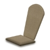 Shell Back Adirondack Chair Full Cushion from Polywood