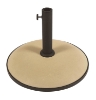 Concrete Umbrella Base, 14" High Stem and 19" Diameter Base, 55 lbs. 