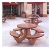 38" Round Commercial Concrete Picnic Table - 1100 lbs.