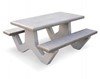 5 Ft. Commercial Rectangular Concrete Picnic Table