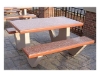 5 Ft. Commercial Rectangular Concrete Picnic Table