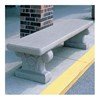 6 Ft. Commercial Wisconsin Concrete Backless Bench