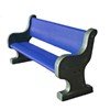 78" Heritage Commercial Concrete Bench With Thermoplastic
