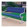 6 Ft. Commercial Thermoplastic Bench With Galvanized Steel Frame