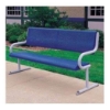 6 Ft. Commercial Thermoplastic Bench With Galvanized Steel Frame