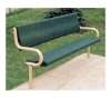 6 Ft. Commercial Thermoplastic Bench With Galvanized Steel Frame