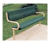 6 Ft. Commercial Thermoplastic Bench With Galvanized Steel Frame