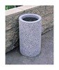 Commercial Concrete Pyramid Round Snuffer Receptacle