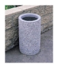 Commercial Concrete Pyramid Round Snuffer Receptacle