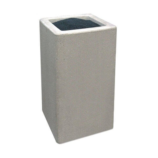Commercial Concrete Square Snuffer Receptacle 