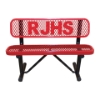 4 ft. Personalized Expanded Style Thermoplastic Bench