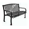 Northgate Ribbed Style Thermoplastic Steel Bench
