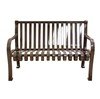 Oglethorpe Ribbed Style Thermoplastic Steel Bench
