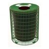 32 Gallon Welded Wire Style Thermoplastic Coated Trash Receptacle