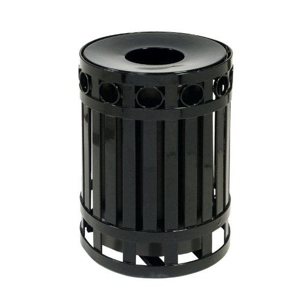 32 Gallon Ring Style Thermoplastic Receptacle - Spun Lid