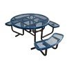 46" Round ADA Expanded Style Thermoplastic Picnic Table