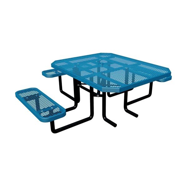 46" x 58" Square ADA Expanded Style Thermoplastic Picnic Table
