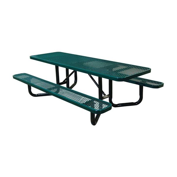 8 ft. Y-Base ADA Rectangular Expanded Thermoplastic Picnic Table
