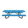 8 ft. Y-Base ADA Rectangular Perforated Thermoplastic Picnic Table