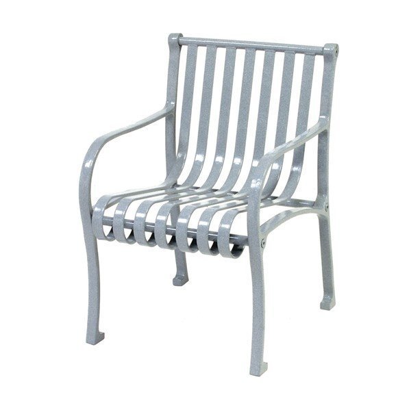 Oglethorpe Ribbed Style Thermoplastic Steel Chair
