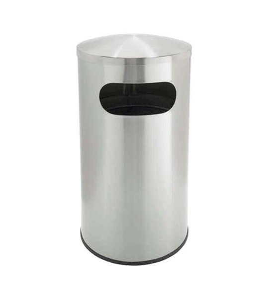 15 Gallon Precision Commercial Stainless Steel Trash Receptacle