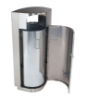 20 Gallon Leafview Commercial Stainless Steel Trash Receptacle