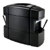 40 Gallon Double Sided Island Service Center - Polyethylene Plastic Receptacle With 2 Gallon Buckets And Towel Dispensers