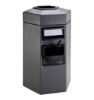 45 Gallon Island Service Center - Polyethylene Plastic Hexagonal Receptacle With 2 Gallon Bucket And Towel Dispenser