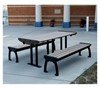 8 Ft. Park Ave Recycled Plastic Picnic Table With Aluminum Frame - 545 Lbs. 