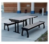 8 Ft. Park Ave Recycled Plastic Picnic Table With Aluminum Frame - 545 Lbs. 