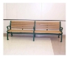 Park Ave Recycled Plastic Bench With Cast Aluminum Frame