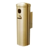 12" Glaro Deluxe Wall Brass Mount Cigarette Disposal