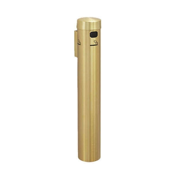 24" Glaro Deluxe Wall Brass Mount Cigarette Disposal 