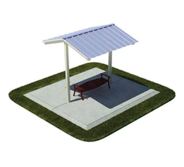 10' x 10' All-Steel Mini Shelter - Surface Mount