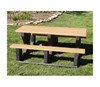 8 Ft. Recycled Plastic "Walk Thru" Style Pincic Table