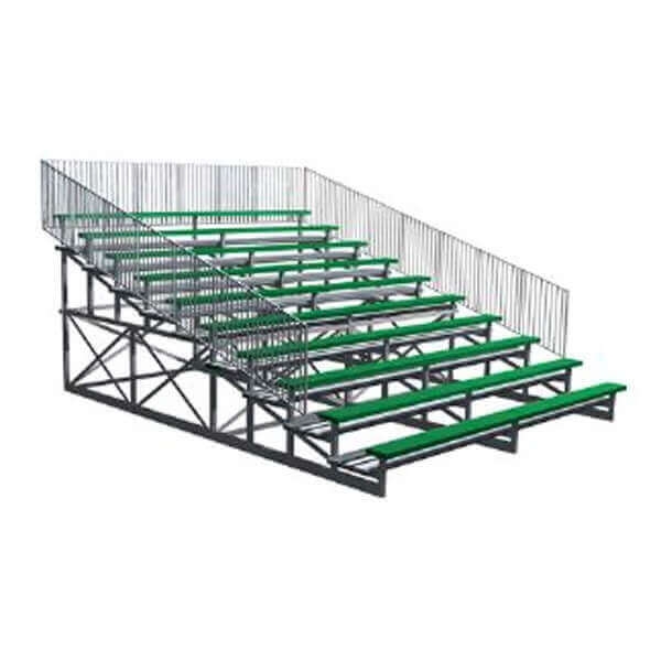 15 Ft. 10 Row Powder-Coated Aluminum Bleacher