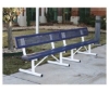 10 Ft. Regal Style Polyethylene Coated Portable Bench