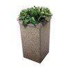  33 Inch Tall StoneTec Commercial Planter Riverstone