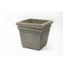 18 Inch Tall StoneTec Commercial Planter Riverstone Empty