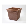 18 Inch Tall StoneTec Commercial Planter Sedona Empty