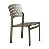 Impressions Cast Aluminum Armless Side Chair - 14 lbs.