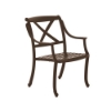 BelMar Cast Aluminum Framed Dining Chair - Neo-Classic "X" Back - 14 lbs.