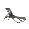 La Scala Crossweave Strap Chaise Lounge with Aluminum Frame - 23 lbs.
