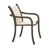 La Scala Relaxed Sling Dining Chair with Aluminum Frame
