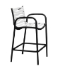 Millennia EZ Span Wave Segment Bar Stool With Aluminum Frame