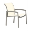 Elance Relaxed Sling Dining Chair with Aluminum Frame