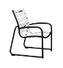 Millennia EZ Span Vinyl Dining Chair With Sled Base Aluminum Frame