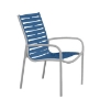 Millennia EZ Span Vinyl Strap Dining Chair With Aluminum Frame 