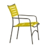 Tropi-Kai Vinyl Strap Dining Chair With Aluminum Frame