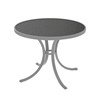 Curved Base Frame 36" High Pressure Laminate Dining Table by Tropitone - 34 lbs.